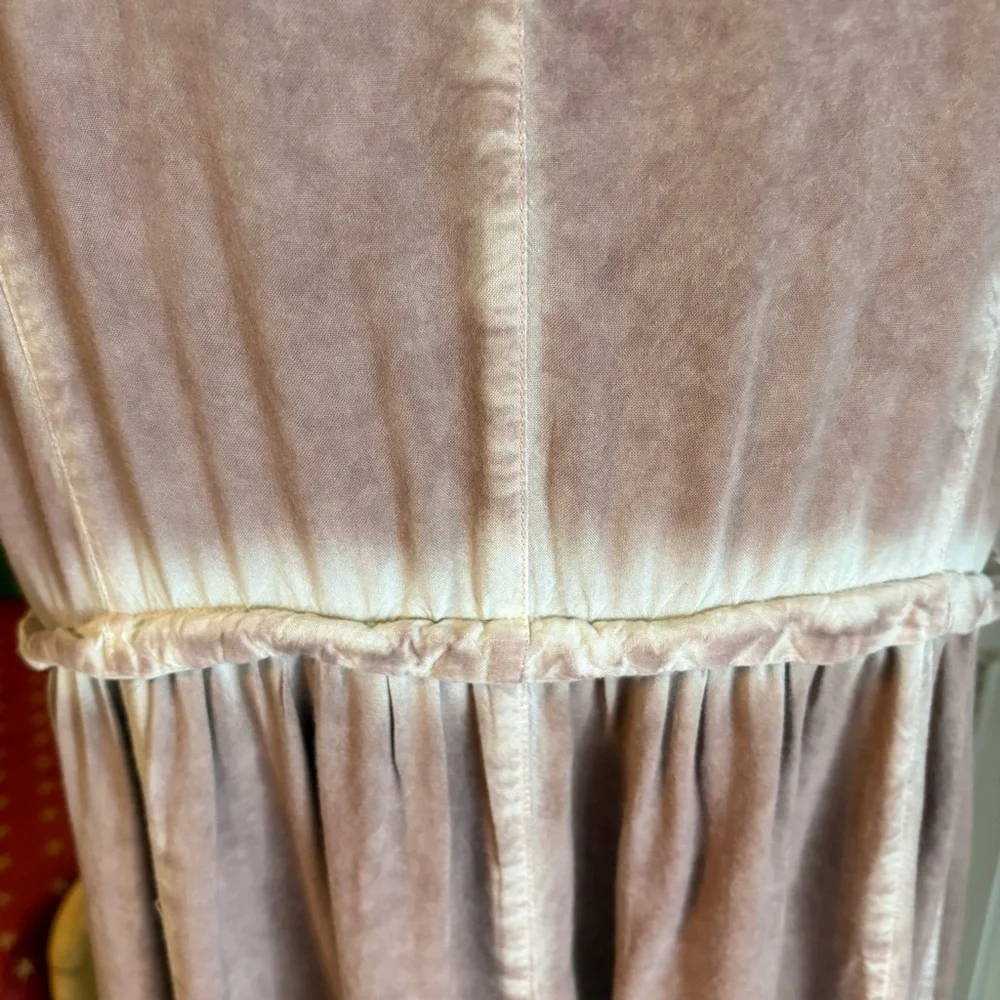 JOE BROWNS Bohemian Sleeveless Antique Rose Dress! Handkerchief Hem! GUC - Picture 8 of 15